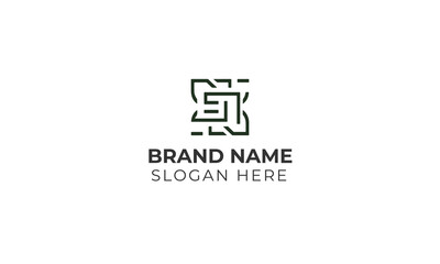 Company logo design ideas vector Flat design logo design