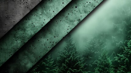 a series of three images with trees in the middle and fog in the middle of the picture and rain in the middle of the picture.