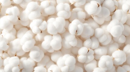 Soft and fluffy cotton balls. Naturalç´ æ. Perfect for use as a background or texture. - obrazy, fototapety, plakaty