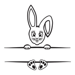 Bunny Feet And Ears SVG, Easter Bunny svg, Bunny Bundle svg, Easter SVG Bundle, Easter Shirt SVG, Easter Gift For Her Svg, Girl Gift	