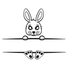 Bunny Feet And Ears SVG, Easter Bunny svg, Bunny Bundle svg, Easter SVG Bundle, Easter Shirt SVG, Easter Gift For Her Svg, Girl Gift	