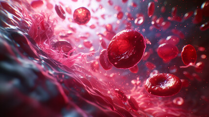 Red blood cells - Scientific medical background