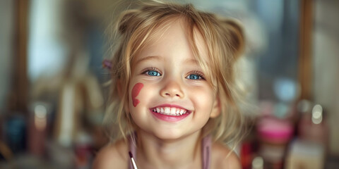 Happy smiling beautiful girl