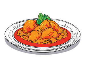 vegetables on a plate