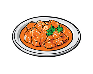 vegetables on a plate