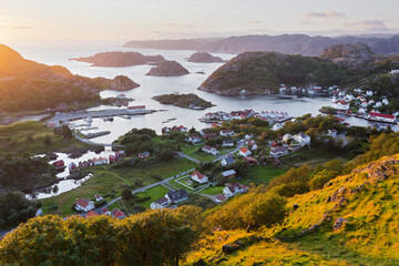 Küste bei Kirkehamm, Vest Agder, Norwegen
