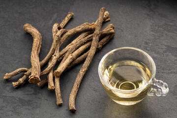 Organic valerian medicinal hot drink - Valeriana officinalis