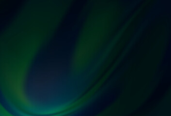 Dark Green vector glossy abstract layout.