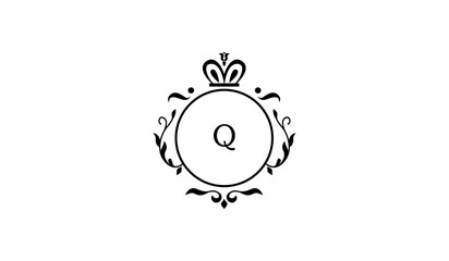 decorative easter egg alphabetical logo