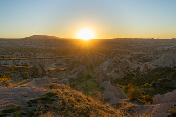 sunrise in the mountains