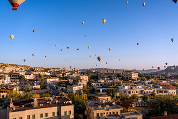 Hot air balloons in Cappadocia 