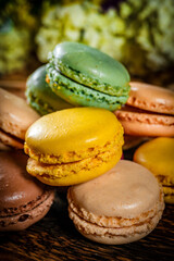 Several macaroons.