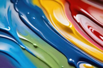 Abstract background liquid oil colourful streaks.