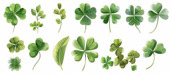 Saint Patricks day icons