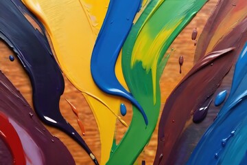 Abstract background liquid oil colourful streaks.