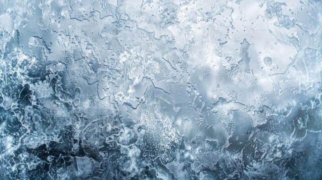 Ethereal ice blue and silver textured background, suggesting clarity and radiance.