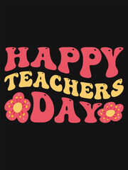 Teachers Day special tshirt design template