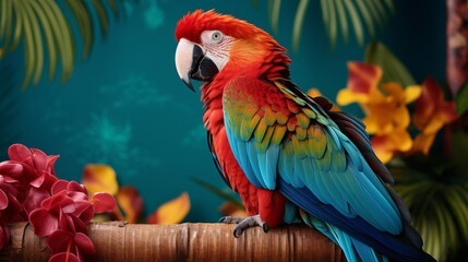 Majestic Parrot Pose