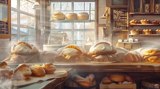 bakery shop in the city