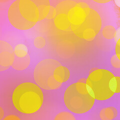 Pink square bokeh background For banner, poster, social media, ad and various design works