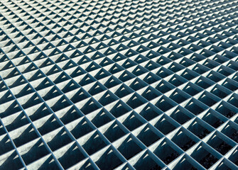 Grating Grille cover of a ventilation shaft 