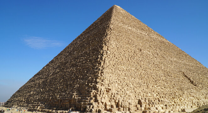Great Pyramid of Giza. The Tomb of Pharaoh Khufu (Cheops).