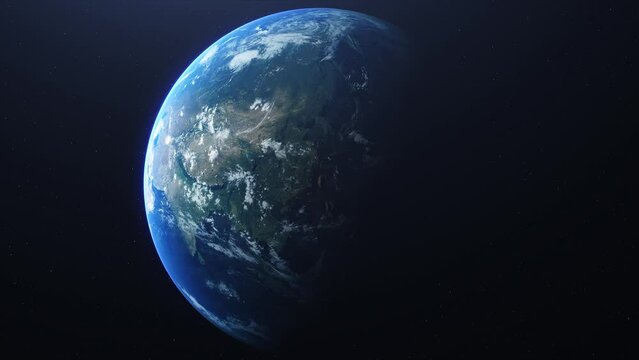 Cinematic Earth Zoom out: China PRC Asia 4K ProRes 422 HQ