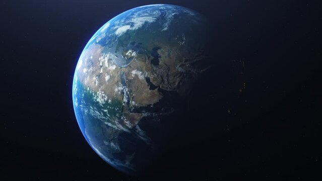 Cinematic Earth Zoom out Saudi Arabia KSA 4K ProRes 422 HQ