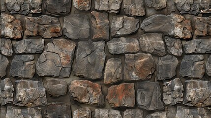 a stone wall texture background, offering a seamless canvas for design inspiration and artistic creations. SEAMLESS PATTERN