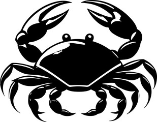 Crab icon isolated on white background