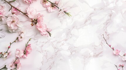 Soft Pink and White Marble Background Texture