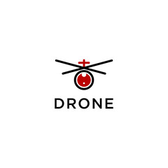 modern minimalist drone technology logo