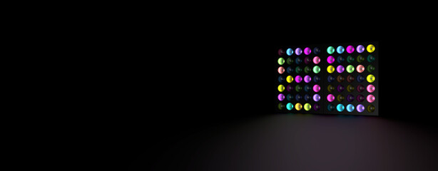 Scheinwerfer-Anzeige zeigt die Zahl 85