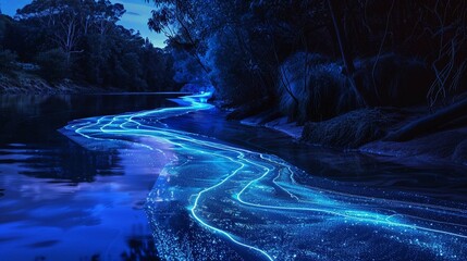 Bioluminescent lines