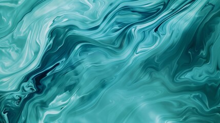 Aqua and Teal Serene Paint Texture Background