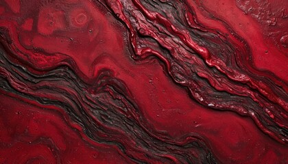 Cherry lacquer is a subversive dark with a luxurious appeal, organic abstract texture background - obrazy, fototapety, plakaty