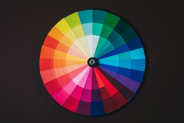 The color palette . Multicolored stripes. The illustration