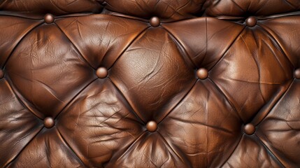 Naklejka premium Seamless Upholstery with Rhombic Stitching and Buttons