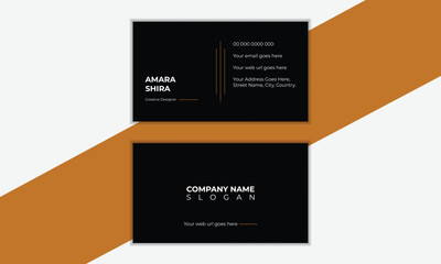 Clean Design Business Card Template