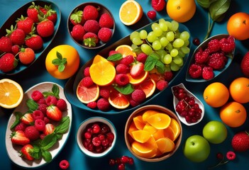 illustration, fruit, food, colourful, many, assorted, antioxidant, freshness, drink, background, fresh, healthy, diet, natural, organic, orange, sweet, culinary, nutritious, mix