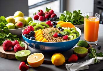 illustration, nutritious weight loss diet plans without compromising nutrients, Nutritious, healthy, meal, recipes, balanced, slimming, food