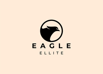 Head eagle logo design. Eagle logo vector