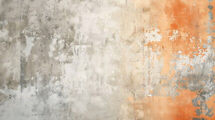 Radiant apricot and soft grey textured background, representing warmth and balance.