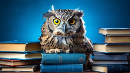 Professorial Owl Symbol of Wisdom