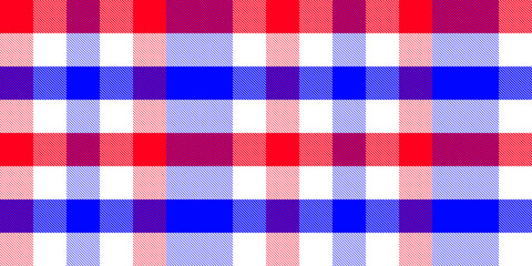 Gingham pattern background. Retro tablecloth texture. Abstract color full of Scott pattern. Pastel gingham seamless background for print on fabric. Vector art