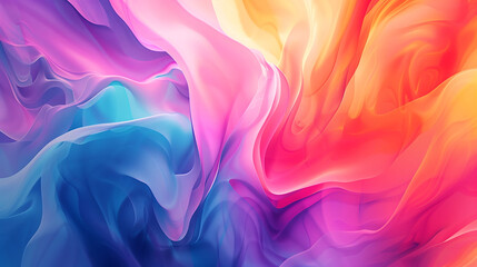 Obraz premium Bright colored background in wavy style