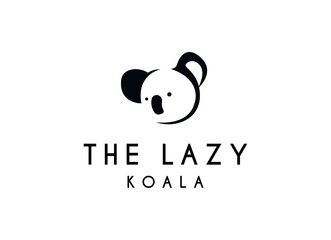 Cute lazy koala logo design icon. Koala Logo Design © AlvinStd.