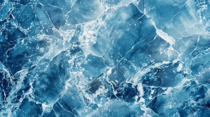 Serene Blue Marble Background with Soft White Tones - obrazy, fototapety, plakaty