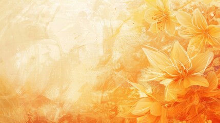 Sunny saffron and ivory textured background, symbolizing optimism and elegance. - obrazy, fototapety, plakaty