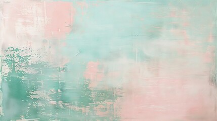 Tranquil powder pink and seafoam green textured background, symbolizing softness and renewal